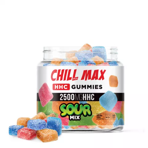 Chill Plus Max HHC THC Gummies – Sour Mix – 2500MG