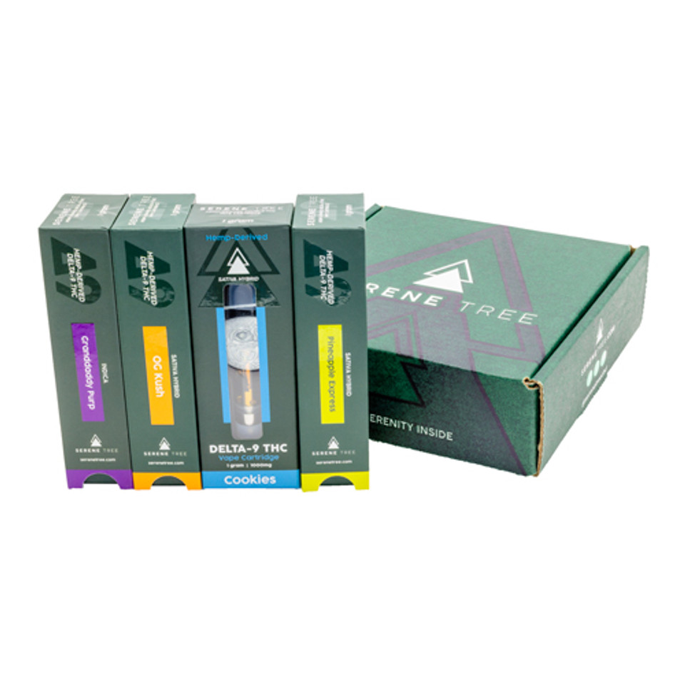 Serene Tree Delta-9 THC Vape Cartridge – Subscription Sample Box
