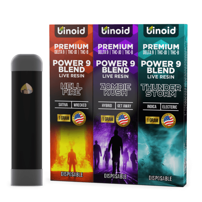 POWER 9 BLEND LIVE RESIN DISPOSABLE – 3 PACK COMBO